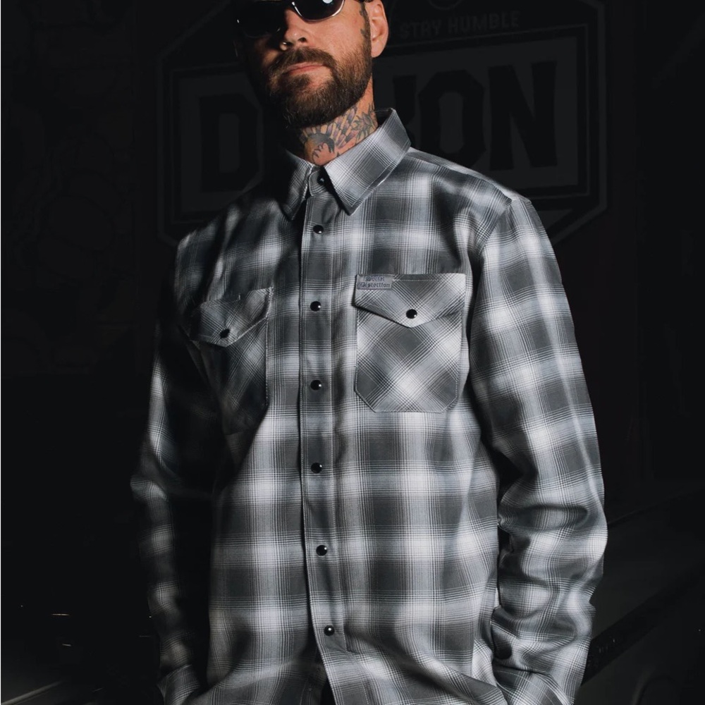 DIXXON SOCIAL DISTORTION FLANNEL MEN’S L